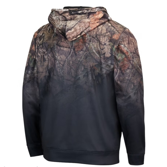 Notre Dame Fighting Irish Colosseum Black Mossy Oak Pullover Hoodie Men's Large - Picture 2 of 9